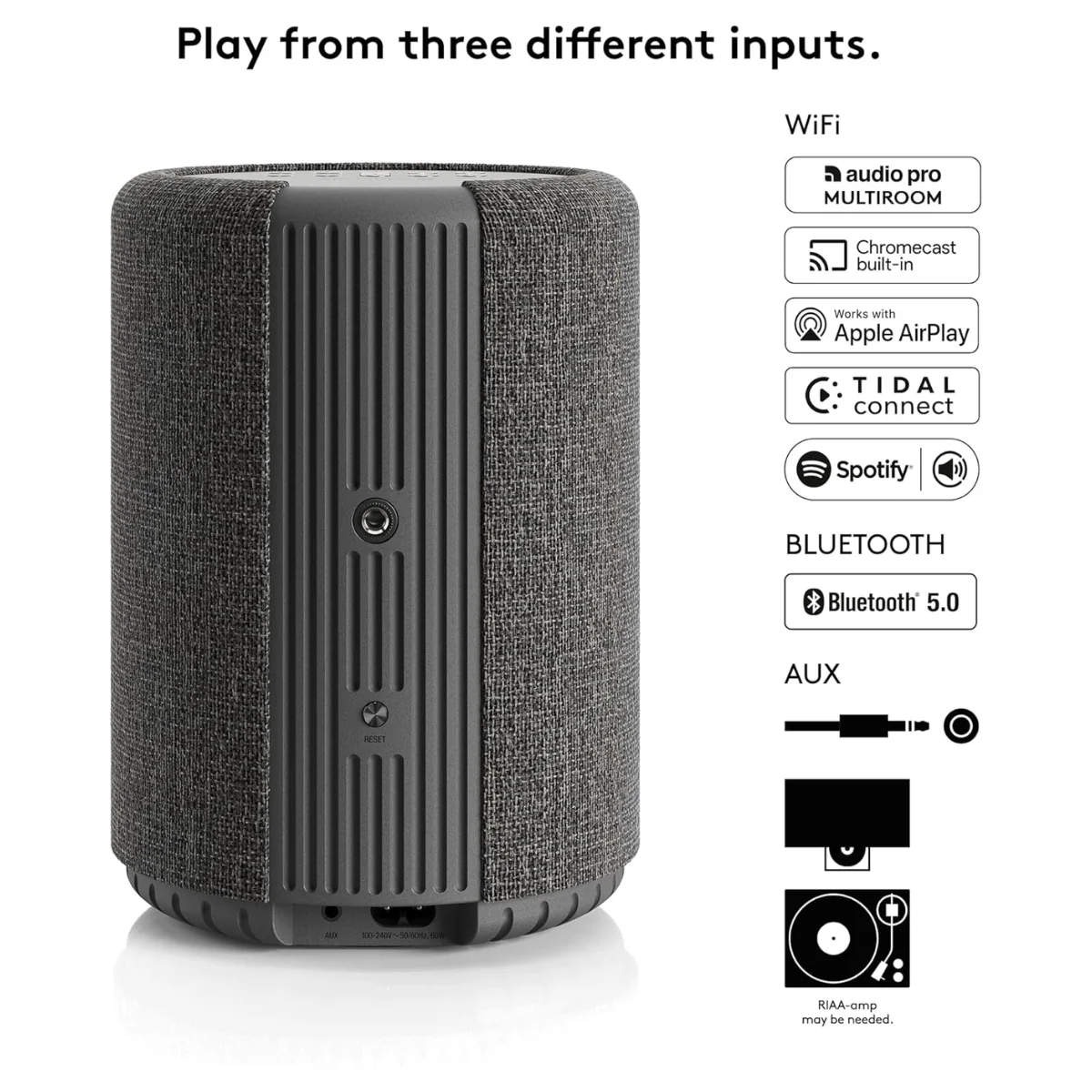 Audio Pro A10 MKII Wireless Multiroom Speaker - Image 4