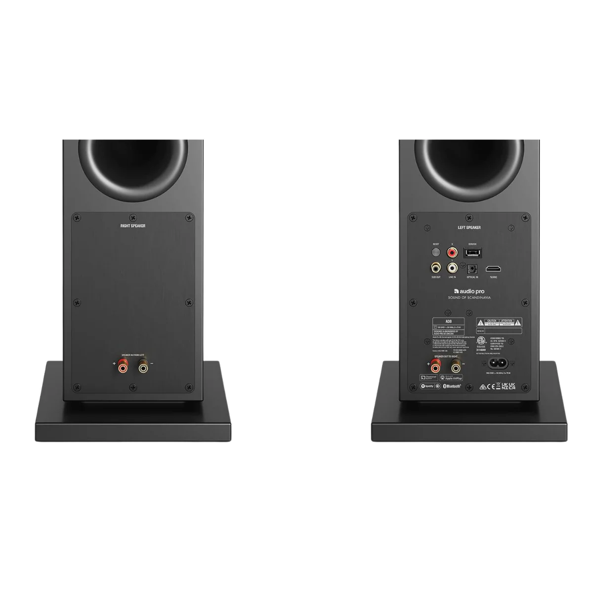Audio Pro A38 Wireless & WiFi Floor Standing Speakers - Image 5