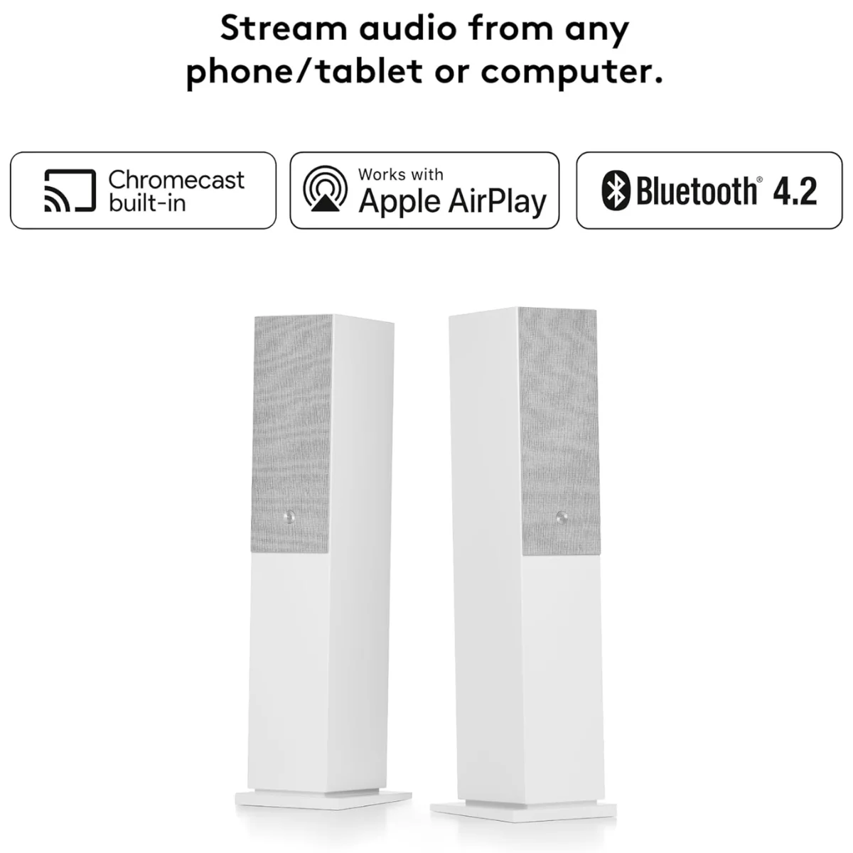 Audio Pro A48 Wireless & WiFi Floor Standing Speakers - Image 8