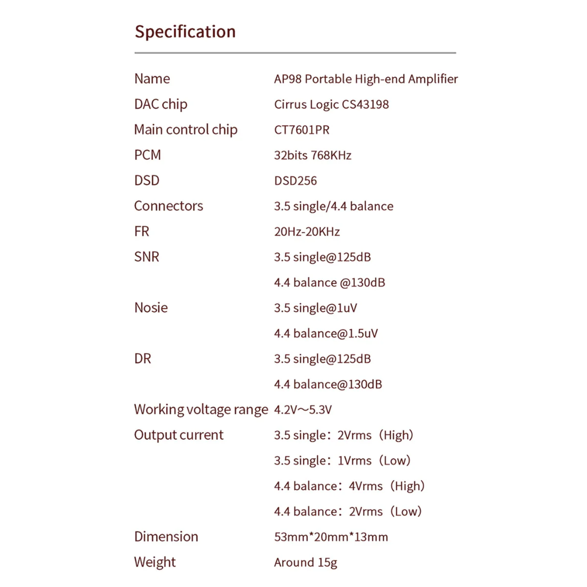 JCALLY AP98 Portable DAC Dongle & Amp - Image 8