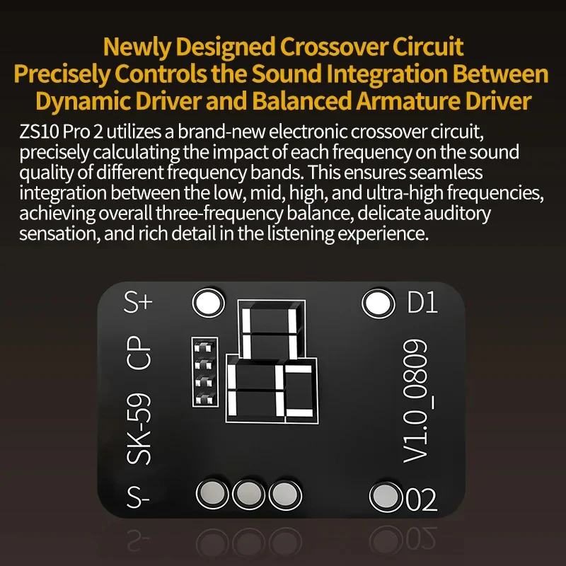 KZ Acoustics ZS10 Pro 2 IEM With Mic - Image 4