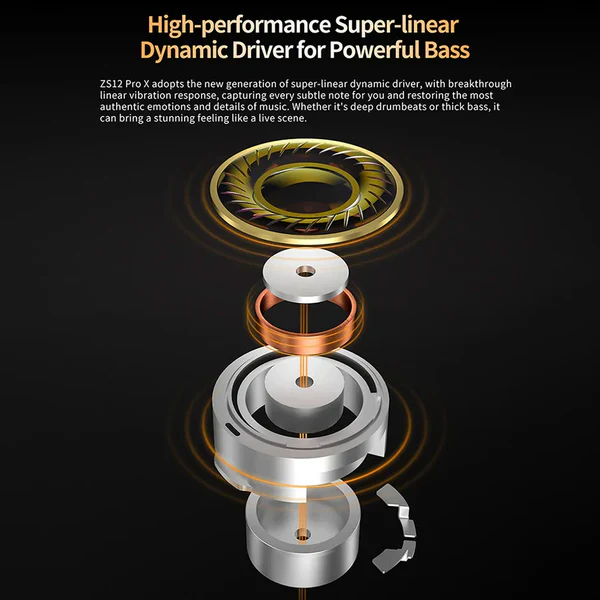 KZ ZS12 Pro X IEM With Mic - Image 4