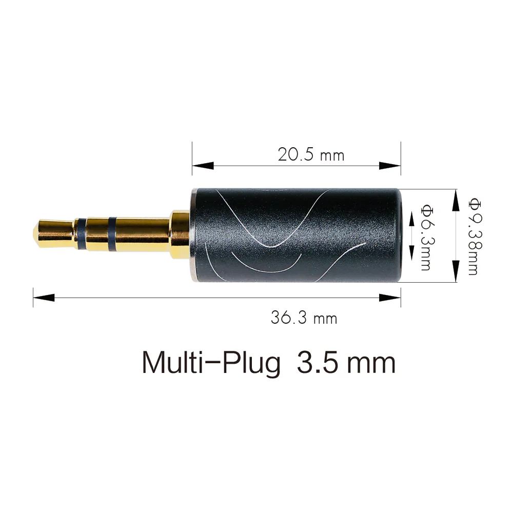 OE Audio MULTI-PLUG Full Set of Interchangeable 2.5mm / 3.5mm / 4.4mm Jack Connectors - Image 7