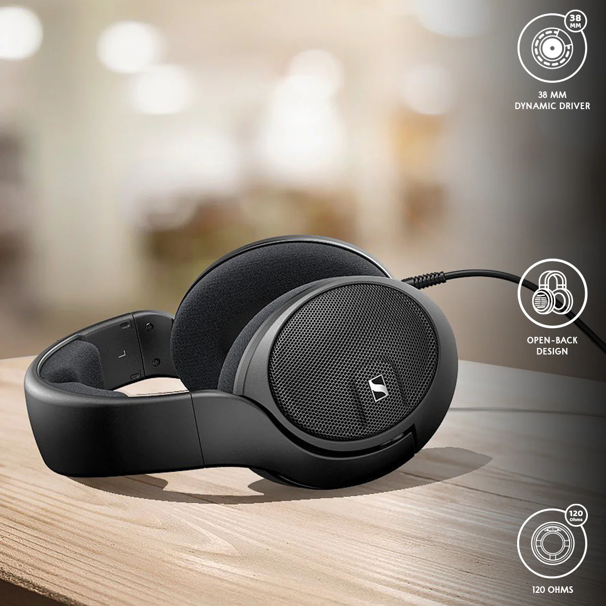 Sennheiser HD 560S Open Back Headphones - Image 3