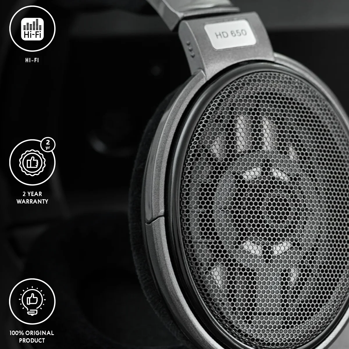 Sennheiser HD 650 Open Back Headphones - Image 4